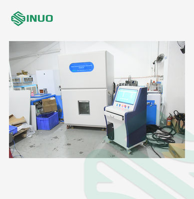 کیفیت محفظه تست ایمنی باتری برای تست لهیدگی و نفوذ میخ باتری، تجهیزات تست ایمنی باتری 300 کیلو نیوتن کارخانه