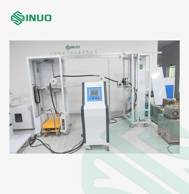 تجهیزات آزمایش لنگرگیری کابل EVSE با کنترل خودکار PLC برای نیروی کششی 160N-500N و آزمایش گشتاور 0.6N•m-16.3N•m