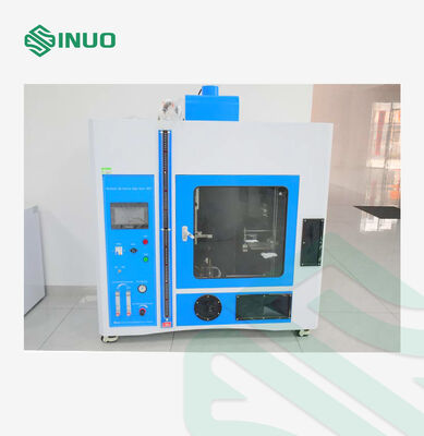 قیمت مناسب اتاق آزمایش شعله افقی عمودی مطابق با استانداردهای IEC60695 UL94 با کنترل PLC و صفحه لمسی و قدرت دوگانه 50W 500W آنلاین